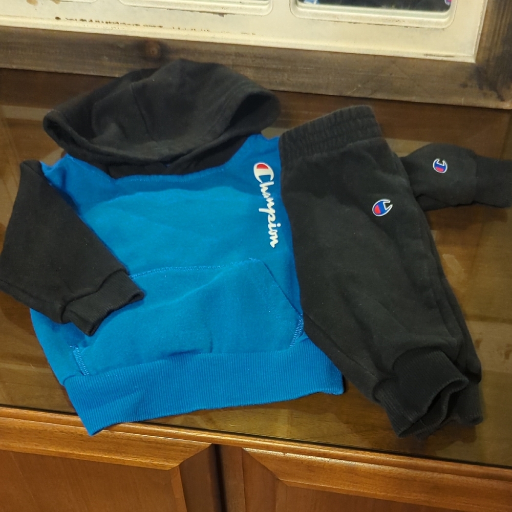 Champion Kids Matching Set - Blue and Black